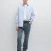 100 % Baumwolle, gestreiftes Hemd in Regular Fit 100 % Baumwolle, gestreiftes Hemd in Regular Fit