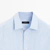 100 % Baumwolle, gestreiftes Hemd in Regular Fit 100 % Baumwolle, gestreiftes Hemd in Regular Fit