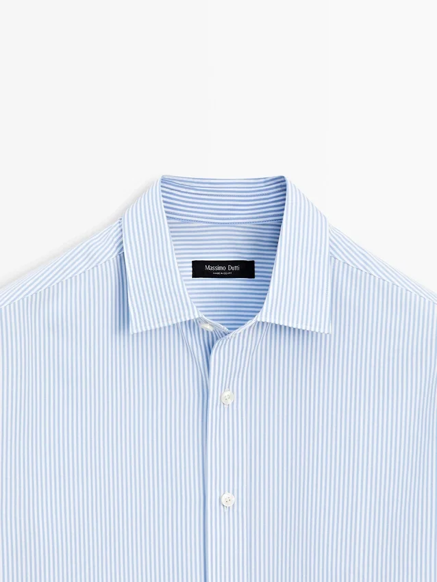 100 % Baumwolle, gestreiftes Hemd in Regular Fit 100 % Baumwolle, gestreiftes Hemd in Regular Fit