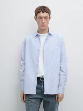 100 % Baumwolle, gestreiftes Hemd in Regular Fit 100 % Baumwolle, gestreiftes Hemd in Regular Fit