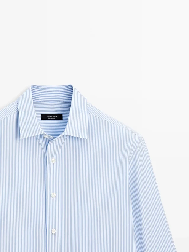 100 % Baumwolle, gestreiftes Hemd in Regular Fit 100 % Baumwolle, gestreiftes Hemd in Regular Fit