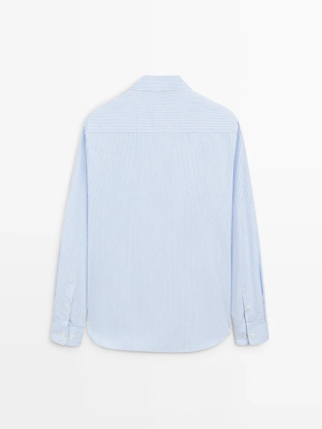 100 % Baumwolle, gestreiftes Hemd in Regular Fit 100 % Baumwolle, gestreiftes Hemd in Regular Fit