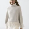 100 % Wolle Cape mit Fransen 100 % Wolle Cape mit Fransen