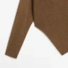 Asymmetrischer Strick-Cape-Pullover Asymmetrischer Strick-Cape-Pullover