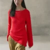 Asymmetrischer Strickpullover Asymmetrischer Strickpullover