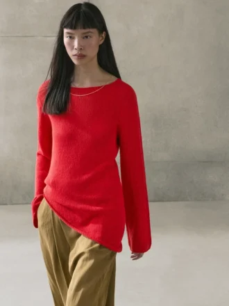 Asymmetrischer Strickpullover Asymmetrischer Strickpullover