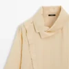 Asymmetrisches Hemd mit Knopfleiste Asymmetrisches Hemd mit Knopfleiste