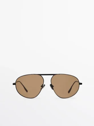 Aviator-Sonnenbrille aus Metall Aviator-Sonnenbrille aus Metall