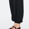 Ballerinas aus geknittertem Leder Ballerinas aus geknittertem Leder