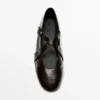 Ballerinas mit gekreuzten Riemen und Schnalle Ballerinas mit gekreuzten Riemen und Schnalle