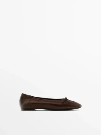 Ballerinas mit Raffung und Schleife Ballerinas mit Raffung und Schleife