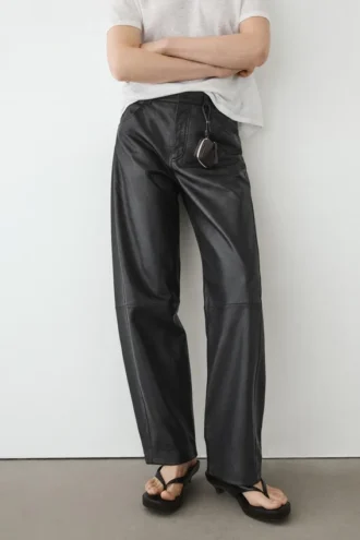 Ballonhose aus Nappaleder