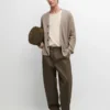 Baumwoll-Hose mit doppelten Abnähern Baumwoll-Hose mit doppelten Abnähern
