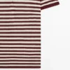 Baumwoll-Poloshirt mit gestreiften Details Baumwoll-Poloshirt mit gestreiften Details