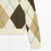 Baumwoll-Strick-Pullover mit Argyle-Muster Baumwoll-Strick-Pullover mit Argyle-Muster