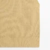 Baumwollstrickweste mit Rundhalsausschnitt Baumwollstrickweste mit Rundhalsausschnitt