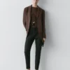 Blazer aus Kreppstoff Blazer aus Kreppstoff