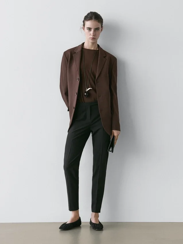 Blazer aus Kreppstoff Blazer aus Kreppstoff