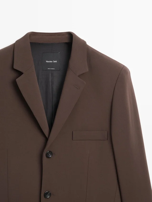 Blazer aus Kreppstoff Blazer aus Kreppstoff