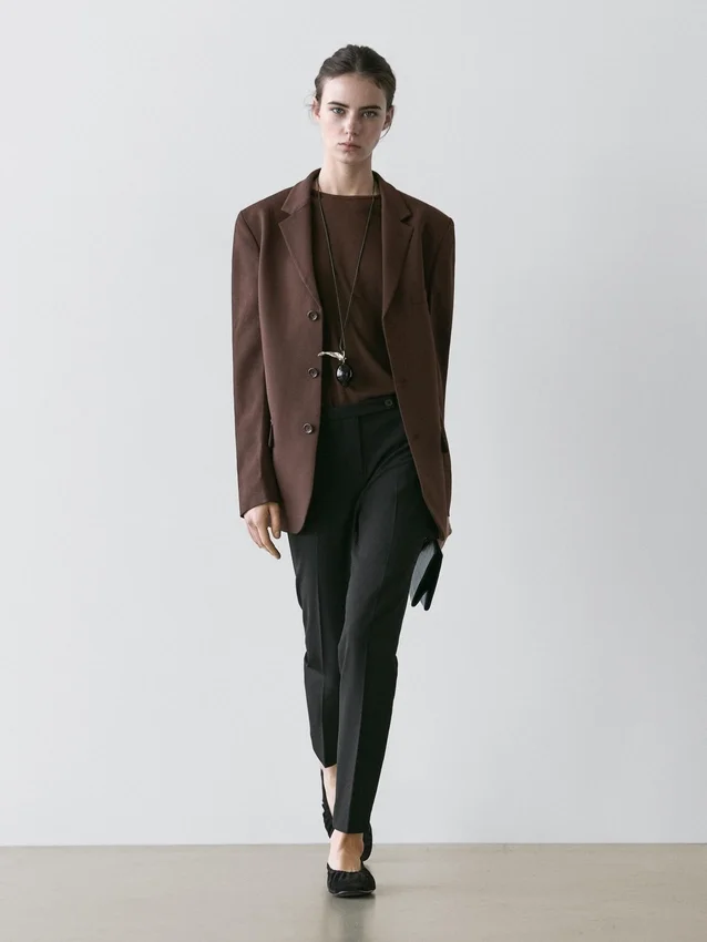 Blazer aus Kreppstoff Blazer aus Kreppstoff