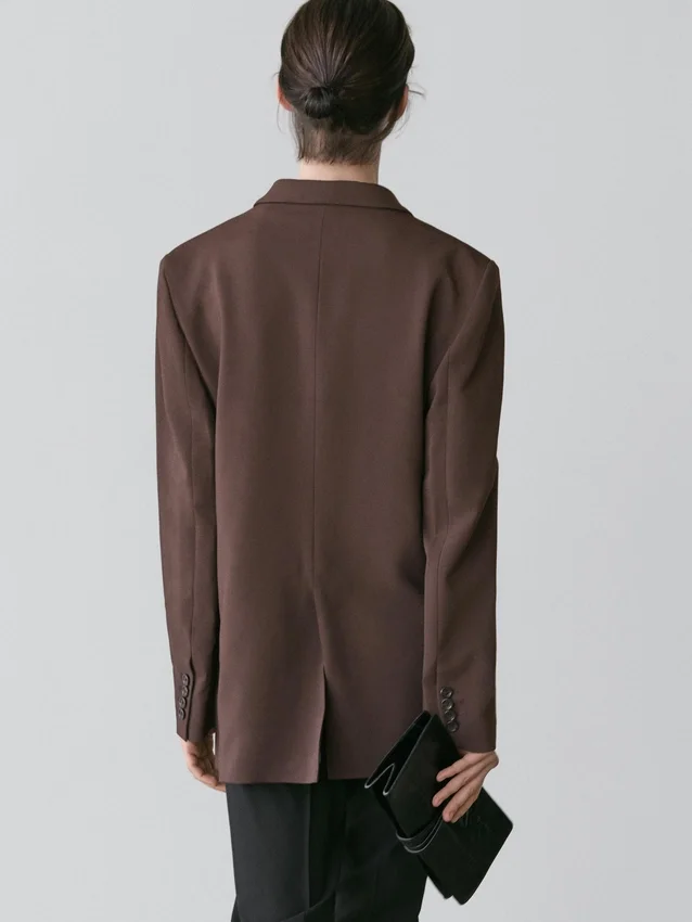 Blazer aus Kreppstoff Blazer aus Kreppstoff