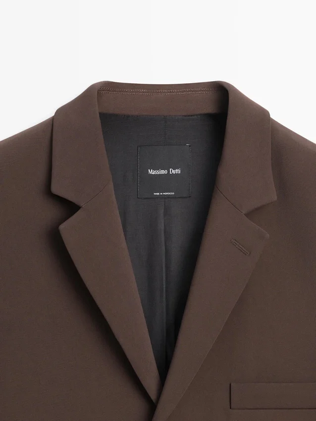 Blazer aus Kreppstoff Blazer aus Kreppstoff