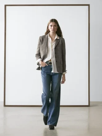 Blazer aus melierter Wollmischung Blazer aus melierter Wollmischung