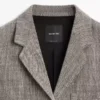 Blazer aus melierter Wollmischung