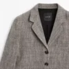 Blazer aus melierter Wollmischung
