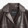 Blazer aus Nappaleder mit Knöpfen Blazer aus Nappaleder mit Knöpfen