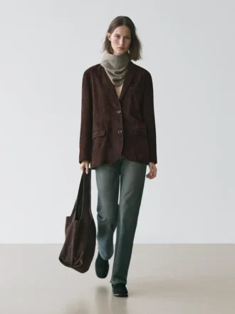 Blazer aus Wildleder Blazer aus Wildleder