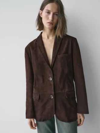 Blazer aus Wildleder Blazer aus Wildleder
