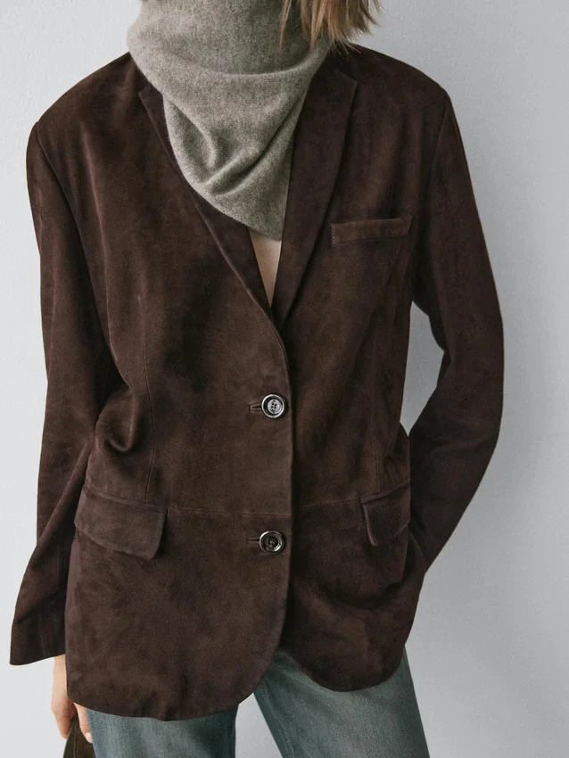 Blazer aus Wildleder Blazer aus Wildleder
