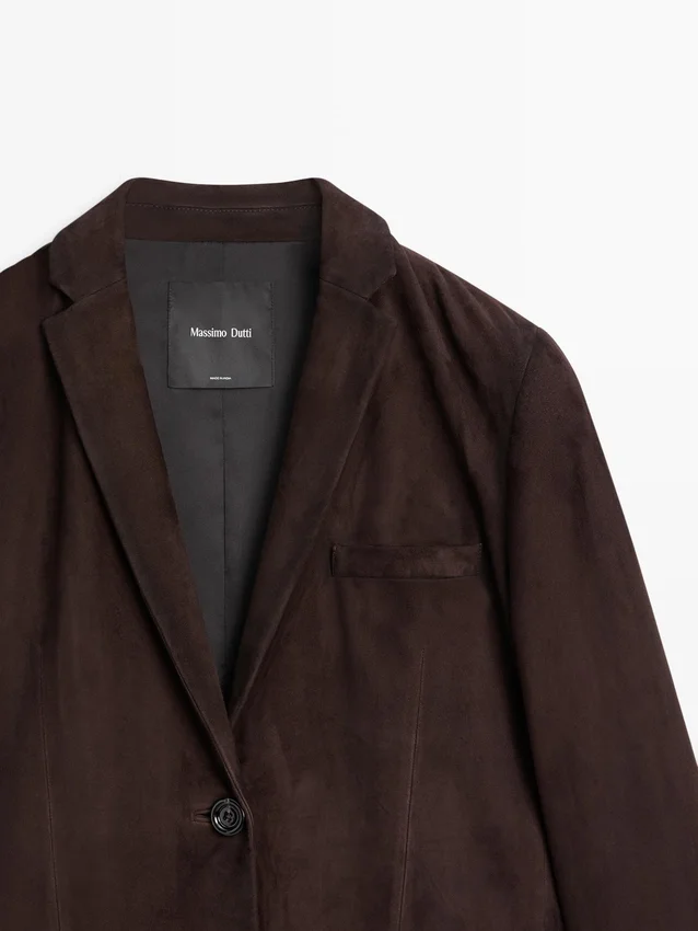 Blazer aus Wildleder Blazer aus Wildleder