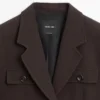 Blazer mit Taschen und Reverskragen Blazer mit Taschen und Reverskragen