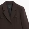 Blazer mit Taschen und Reverskragen Blazer mit Taschen und Reverskragen