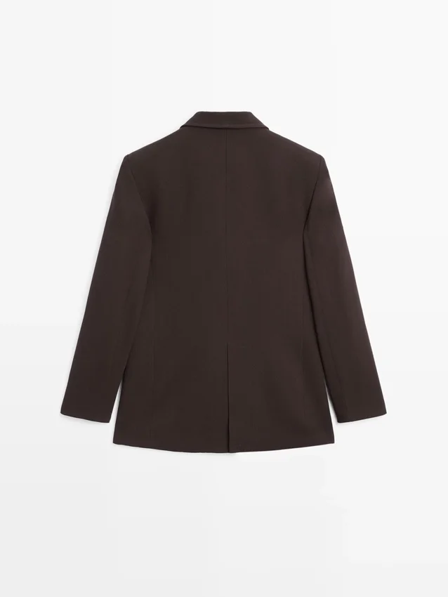 Blazer mit Taschen und Reverskragen Blazer mit Taschen und Reverskragen