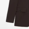 Blazer mit Taschen und Reverskragen Blazer mit Taschen und Reverskragen