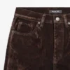 Bootcut-Jeans mit hoher Taille und Flock-Finish Bootcut-Jeans mit hoher Taille und Flock-Finish