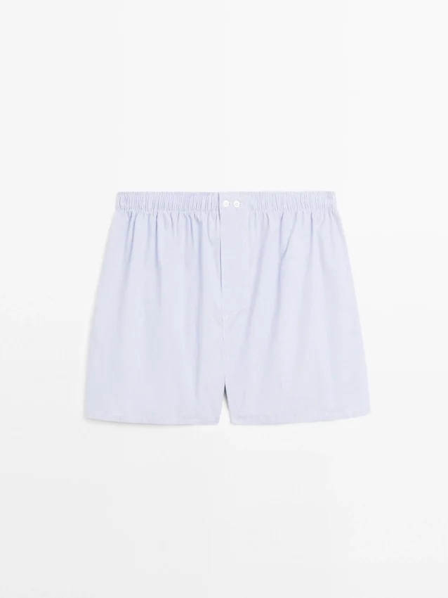 Boxershorts mit Mikrokaromuster Boxershorts mit Mikrokaromuster
