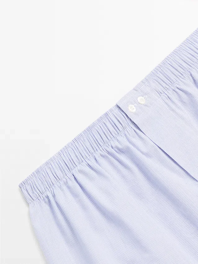 Boxershorts mit Mikrokaromuster Boxershorts mit Mikrokaromuster