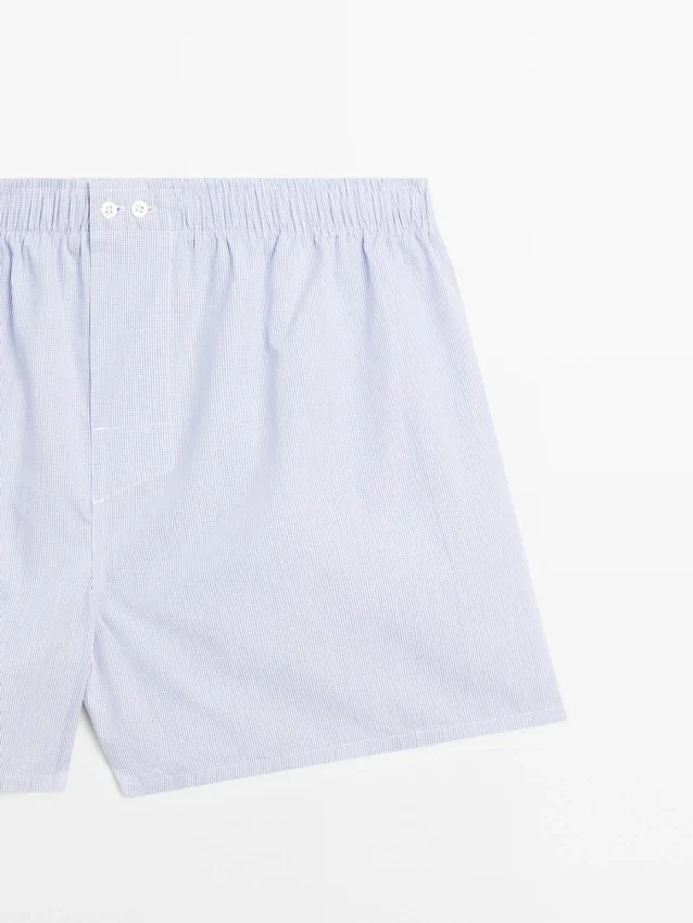Boxershorts mit Mikrokaromuster Boxershorts mit Mikrokaromuster