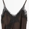 Camisole-Kleid mit Spitzendetails