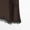 Camisole-Kleid mit Spitzendetails