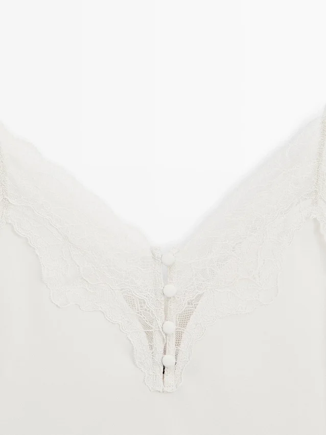 Camisole-Top mit Knöpfen Camisole-Top mit Knöpfen
