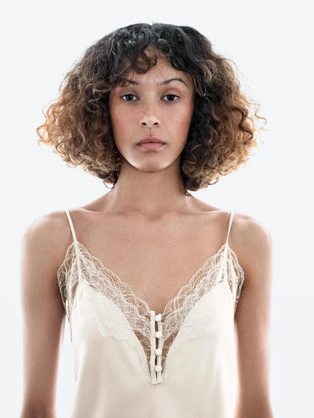 Camisole-Top mit Knöpfen Camisole-Top mit Knöpfen