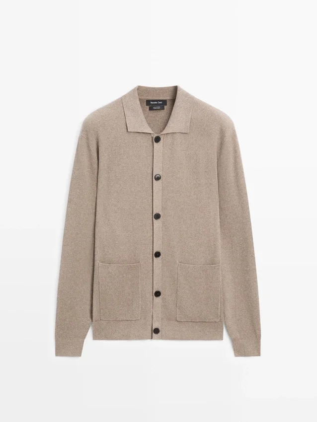 Cardigan aus Baumwollstrick Cardigan aus Baumwollstrick