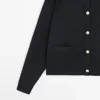 Cardigan aus Baumwollstrick mit goldenen Knöpfen Cardigan aus Baumwollstrick mit goldenen Knöpfen