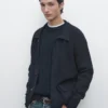 Cardigan aus Baumwollstrick mit Taschen Cardigan aus Baumwollstrick mit Taschen