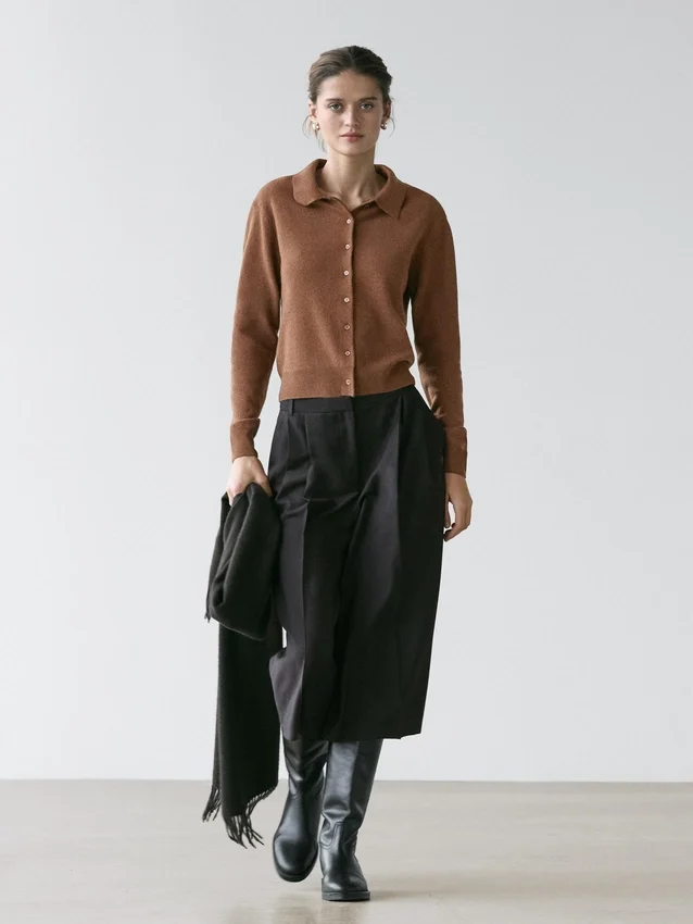 Cardigan aus Wolle Cardigan aus Wolle